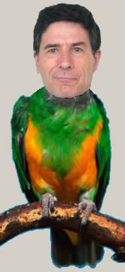Professor Christoper Andrew the Cambridge Parrot